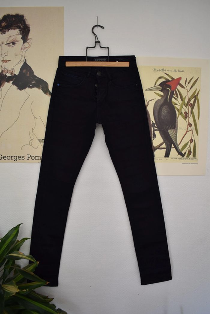 jeans brut bleu foncé - photo numéro 4
