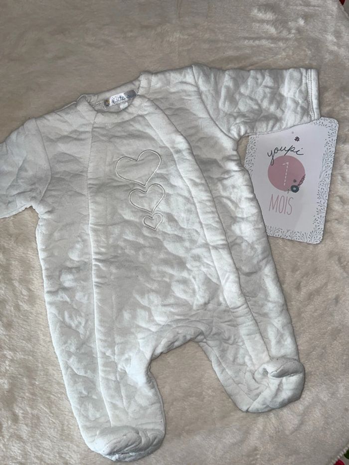 Pyjama épais mixte 1mois