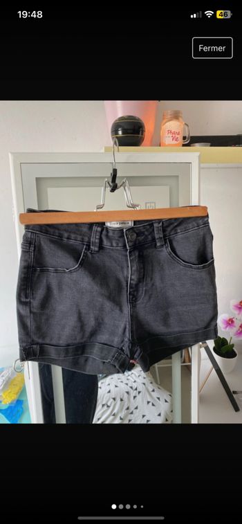 Short en jean