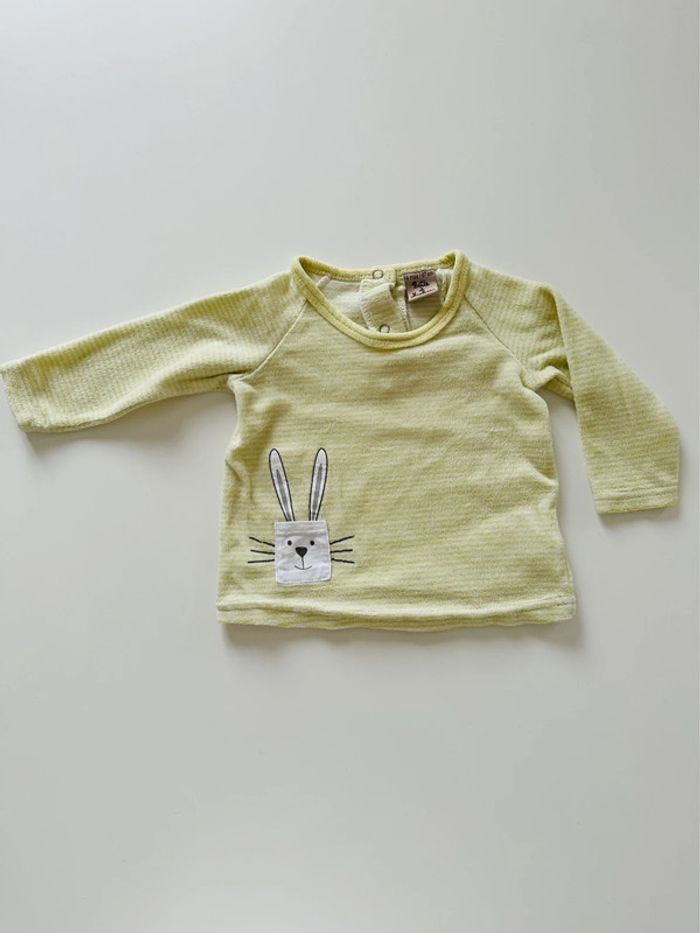 Pyjama velours 2 pièces - 6 mois - Boîte à Malices - photo numéro 2