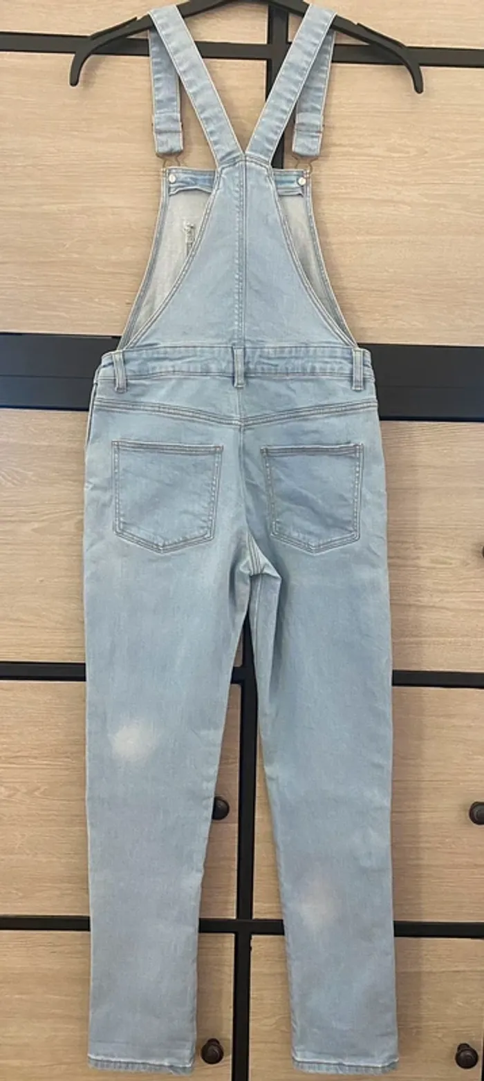 Salopette jeans Monoprix Taille 12 ans - photo numéro 17