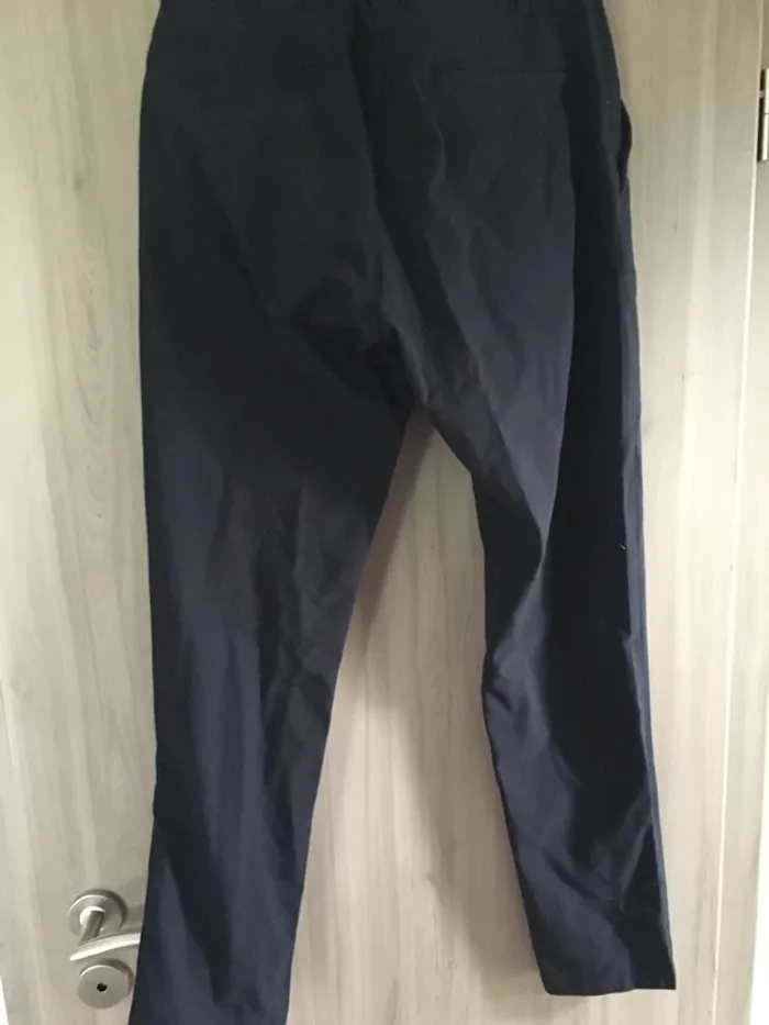 Pantalon homme bleu marine zara taille M - photo numéro 5