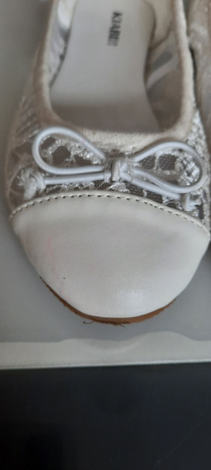 Chaussures blanc-creme - photo numéro 2