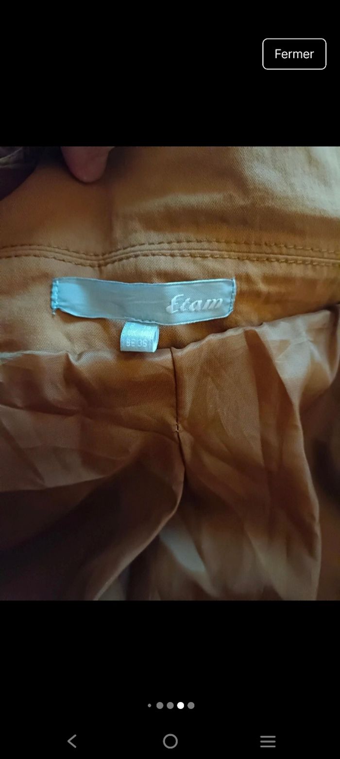 Veste trench femme Etam taille 38 - photo numéro 10