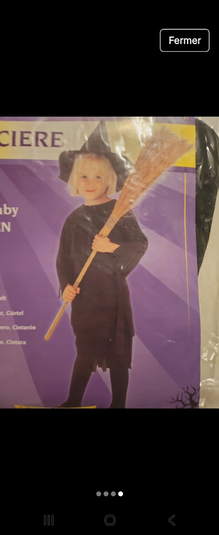 Déguisement fille sorcière - photo numéro 4