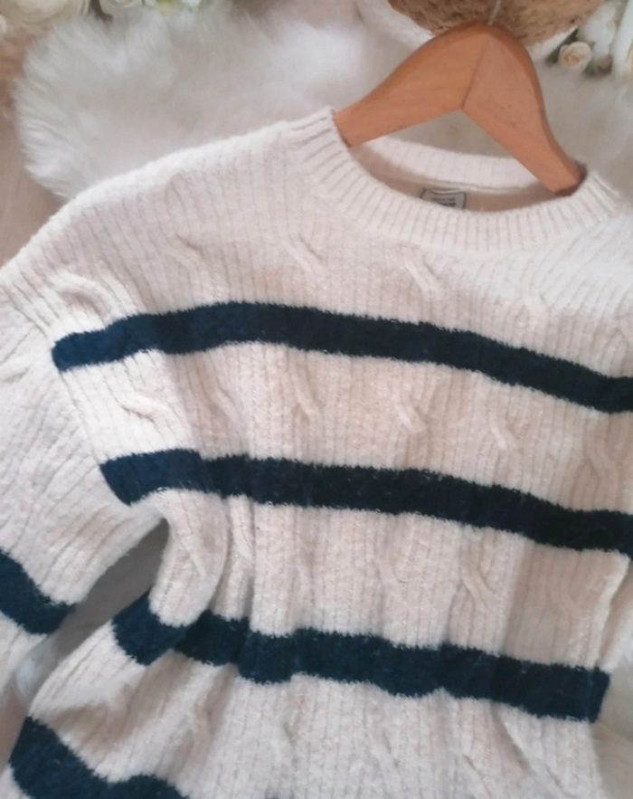 Pull Pimkie à rayure taille M - photo numéro 2