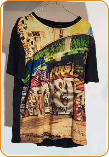 T-shirt Airness - Taille L - Street Art Unique