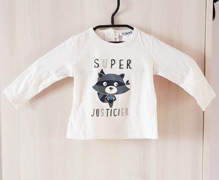 🦎 T-shirt manches longues - La Redoute - 9 mois 🦎