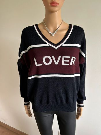 Pull pailleté à manches longues Morgan taille M jamais porté