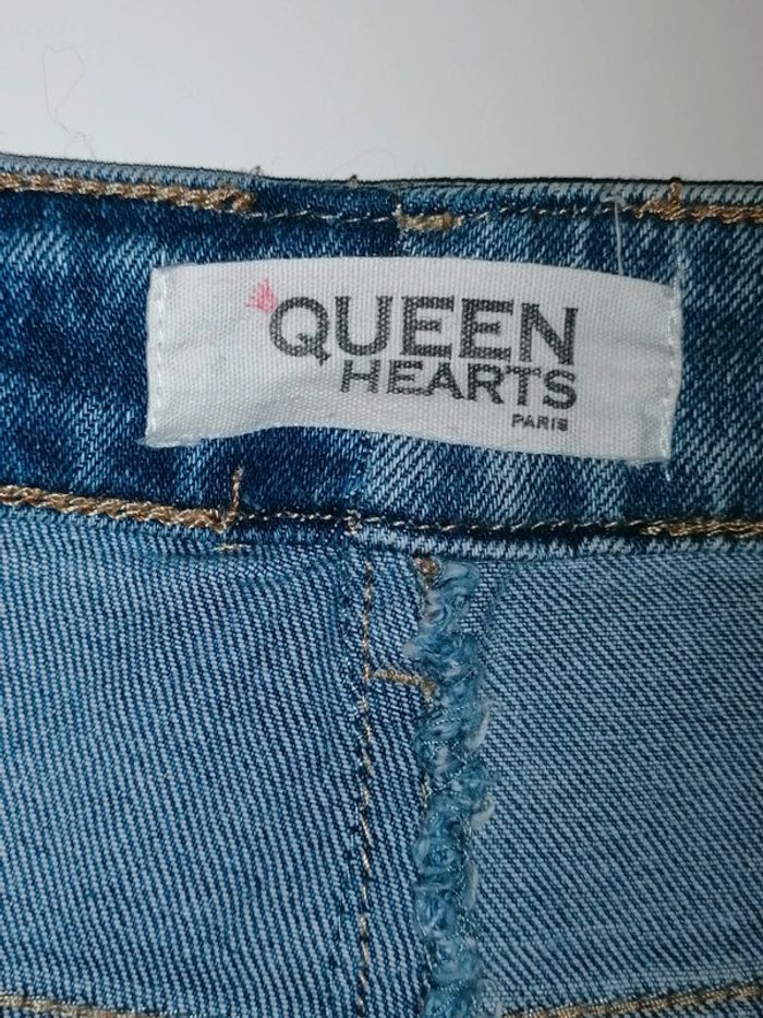 Jeans bi-couleurs M Queen Hearts - photo numéro 6