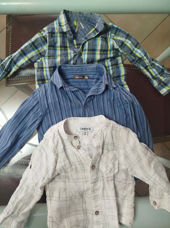 Lot chemises 2 ans