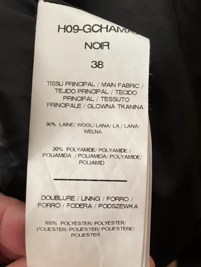 Manteau noir Morgan femme - photo numéro 5