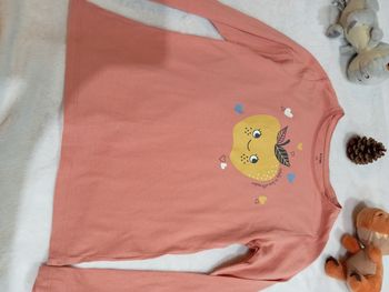 Tee-shirt manches longues pomme