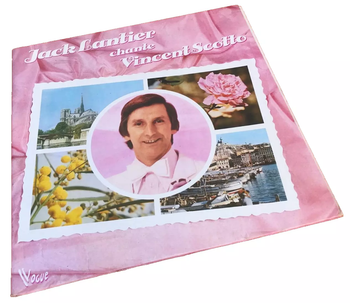 Album Vinyle 33 tours Jack Lantier Chante Vincent Scotto (1980) Vogue 574004
