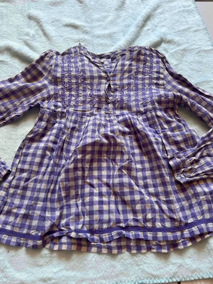 Robe à carreaux
