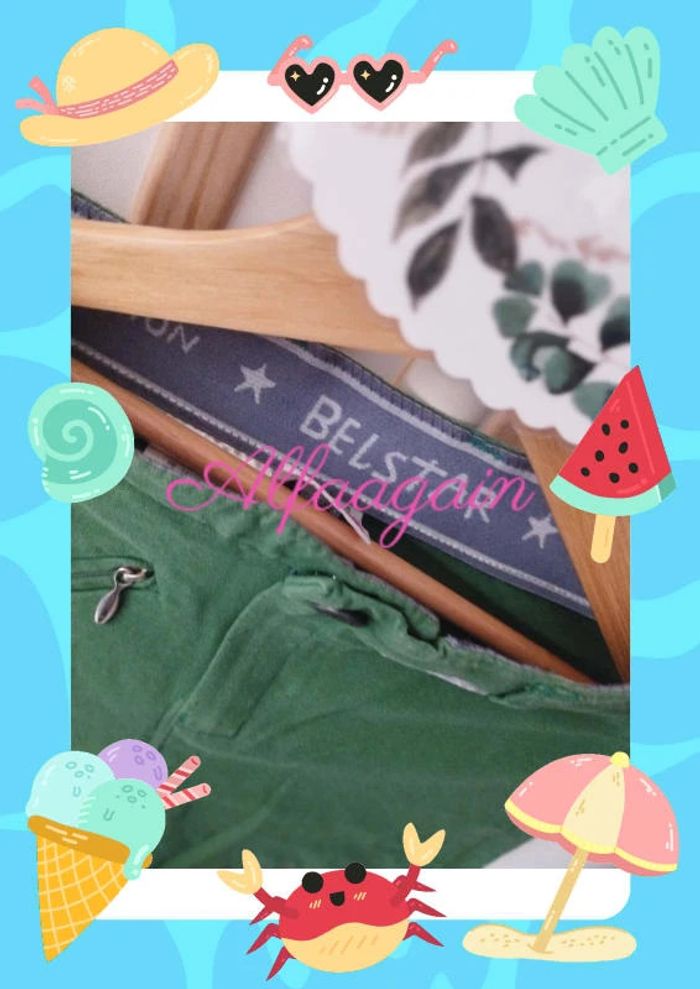Pantalon vert équitation 8ans belstar - photo numéro 3