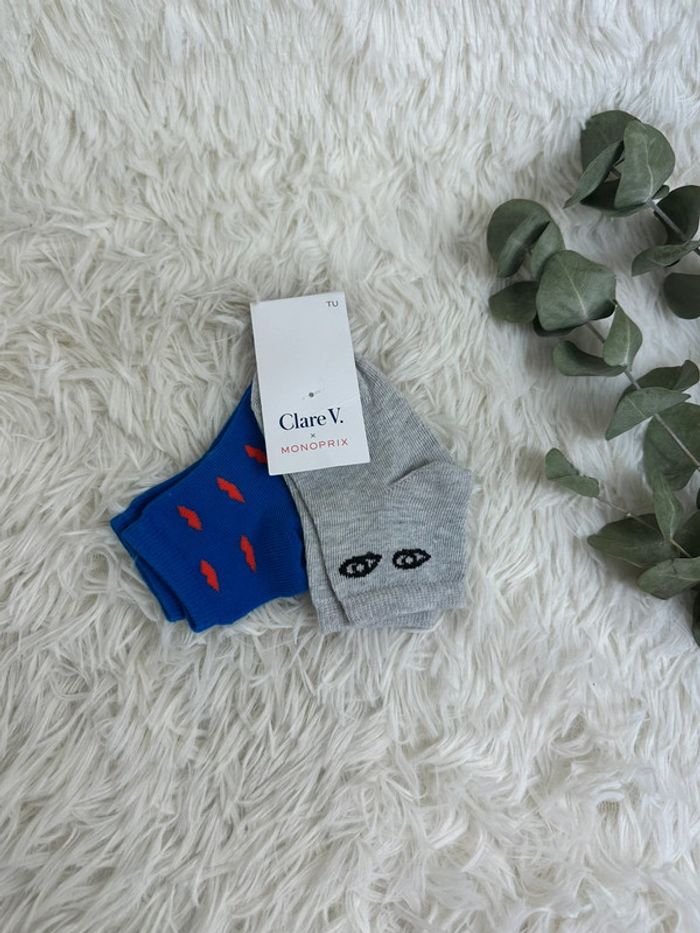 Lot de 2 paires de chaussettes bébé Monoprix Clare V