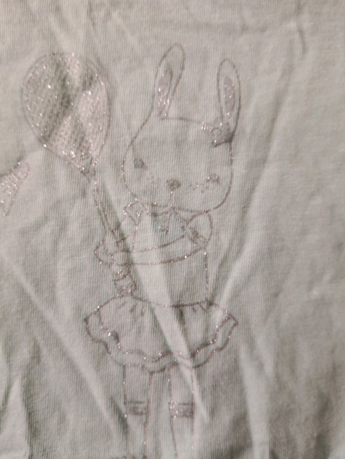 Tee shirt vert pale - photo numéro 2