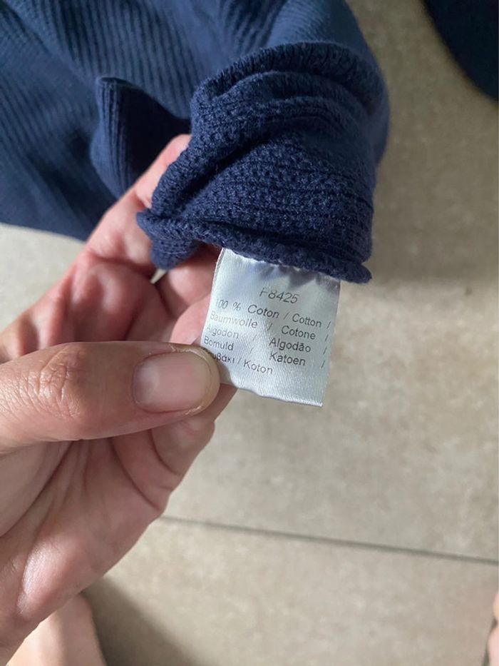 Pull Lacoste nid d abeille col rond - photo numéro 7