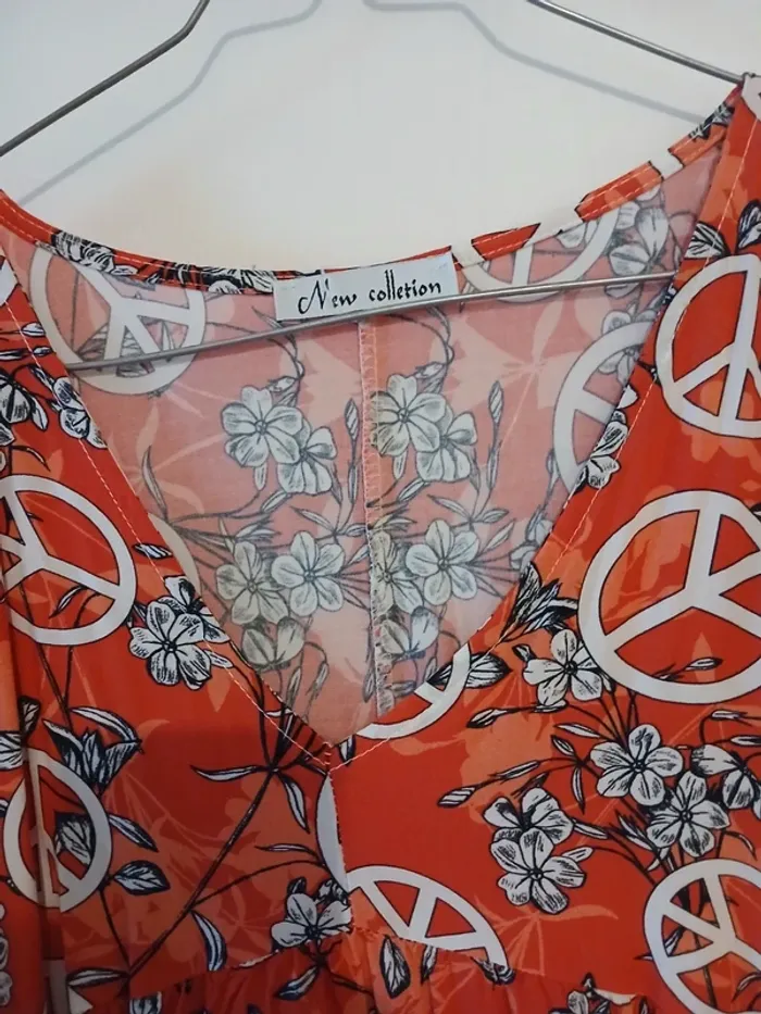 Robe été femme peace and love - photo numéro 2