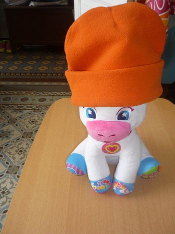 bonnet hiver enfant orange TU mixte