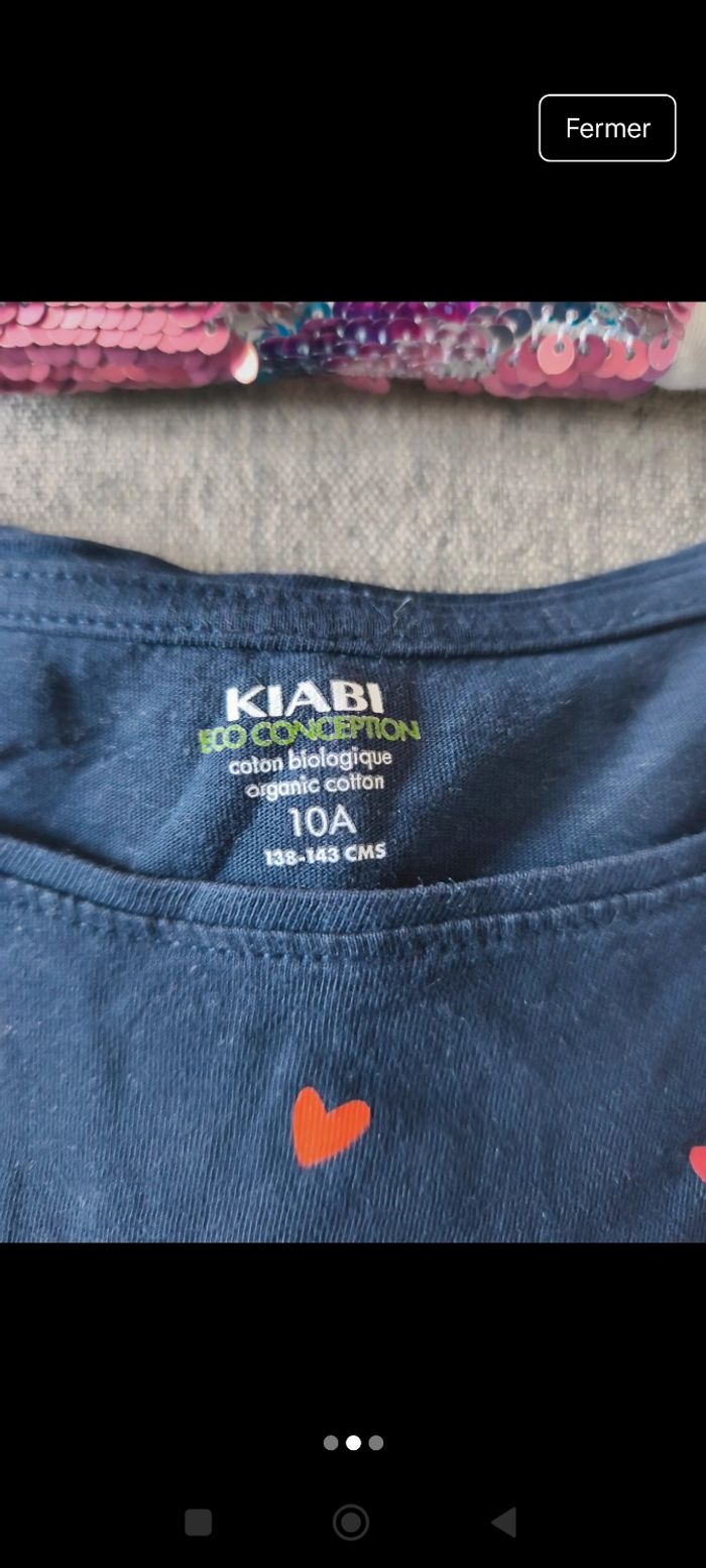 Lot de 2 Tee shirts kiabi - photo numéro 2