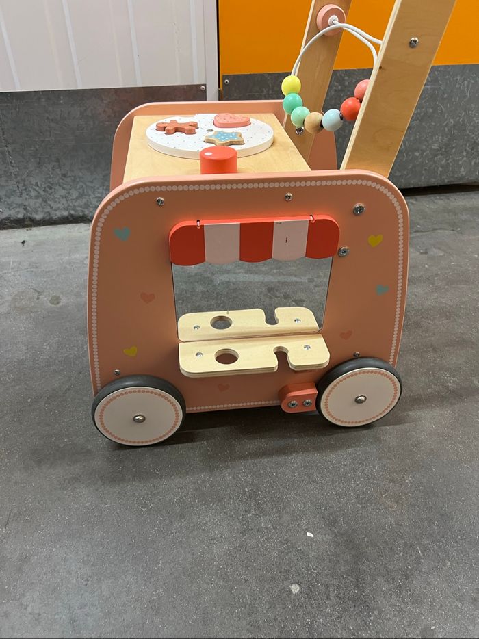 Chariot de marche et d activité verbaudet bois - photo numéro 2