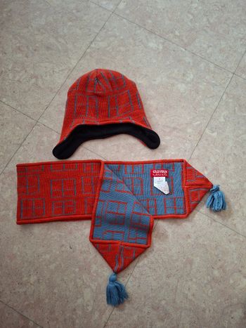 Ensemble bonnet et écharpe garçon 4 ans