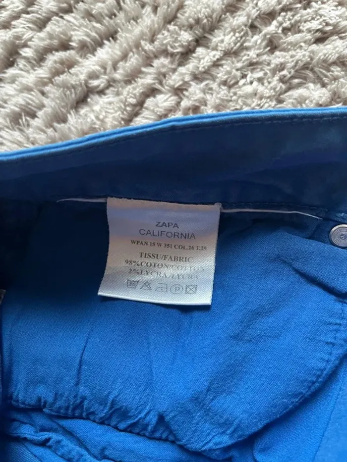 Chino femme Zara / 40 / Bleu / Très bon état - photo numéro 4