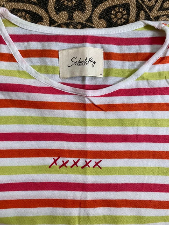 T-shirt rayé School Rag - photo numéro 2