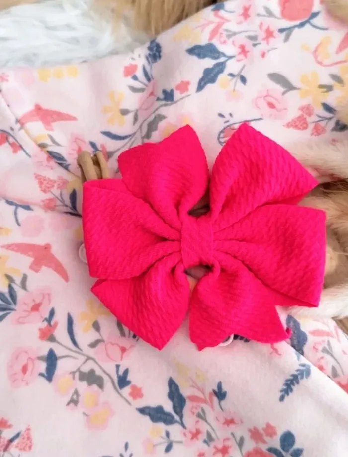 Pyjama molleton fleuri et bandeau cheveux TAO fille 6 mois 🎀 - photo numéro 5