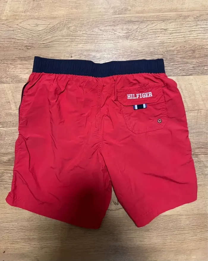 Short de bain tommy hilfiger rouge taille s - photo numéro 2