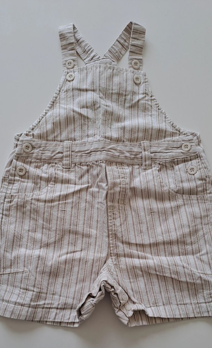 Salopette courte Tout compte fait 12 mois