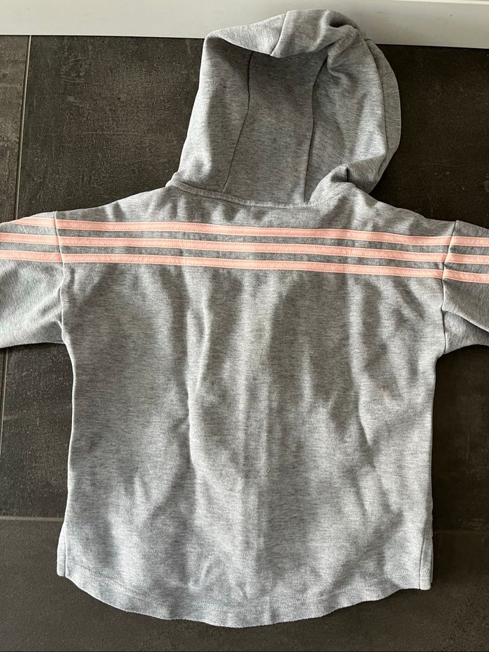 Veste grise Adidas 7 ans - photo numéro 2