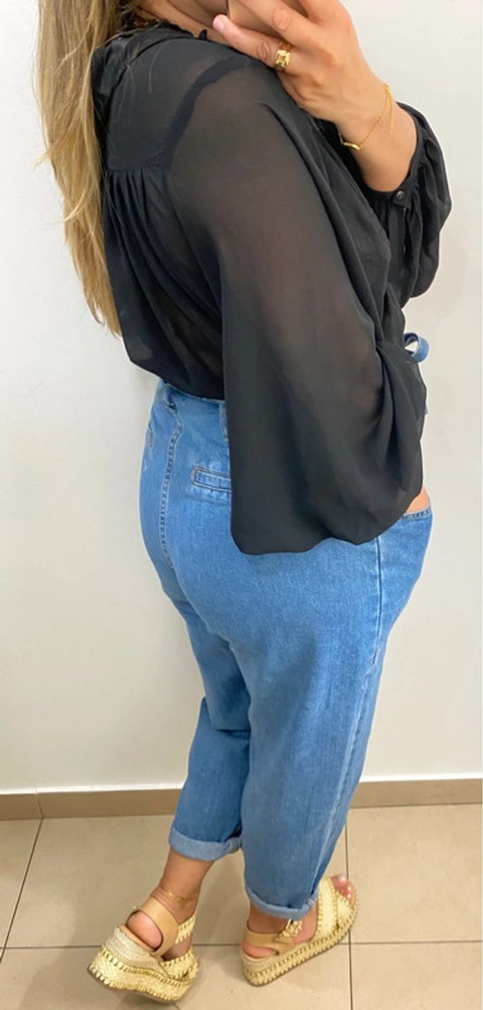 Blouse Mango manches bouffantes Taille 38 - photo numéro 8
