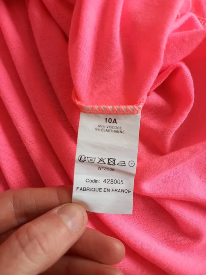 Robe rose d'été 10 ans - photo numéro 6