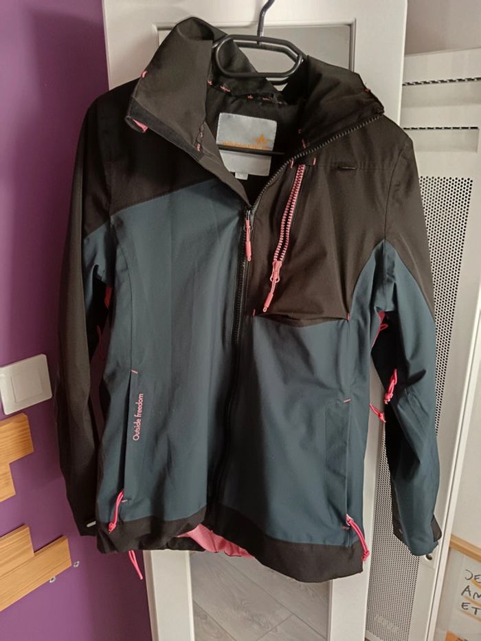 Coupe vent outside freedom Wanabee decathlon  M grid rose et noir