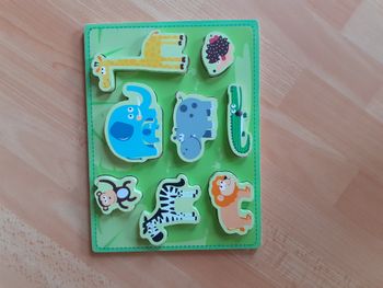 Puzzle animaux de la savane - Dès 12 mois - Quasi neuf