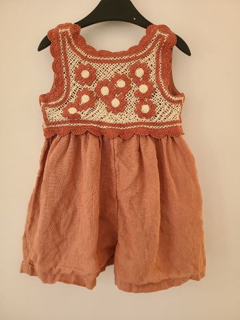 Combi-short Zara avec broderies 