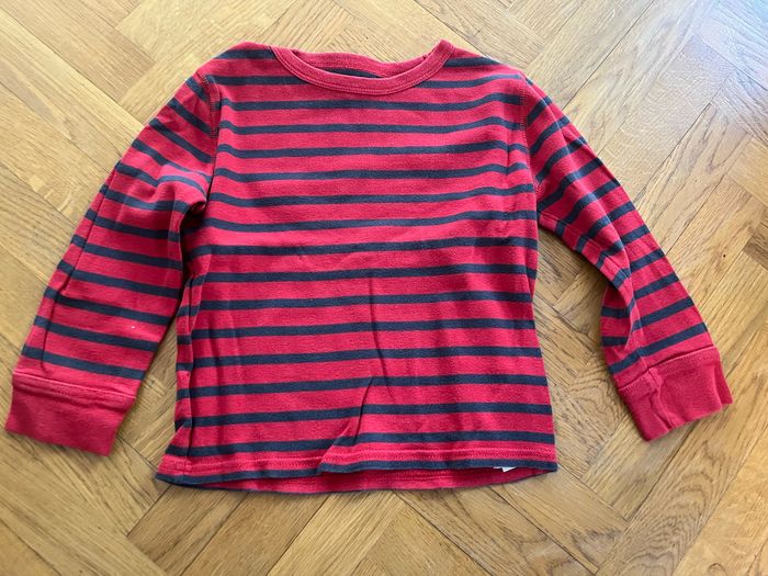 Teeshirt manches longues marinière 4 ans