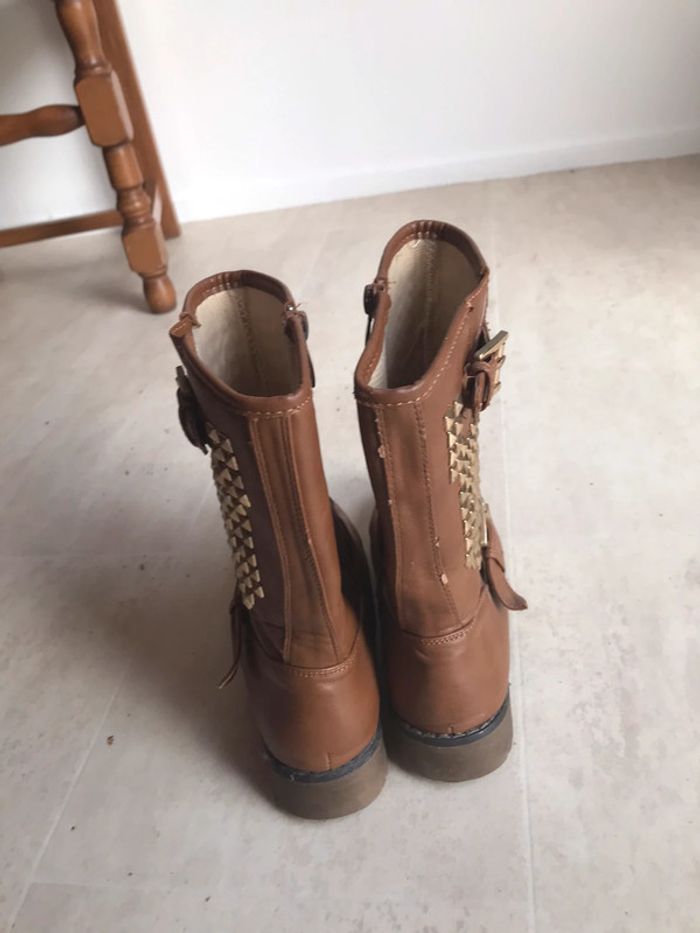 Bottines femmes couleur marron taille 37 très bon état - photo numéro 6