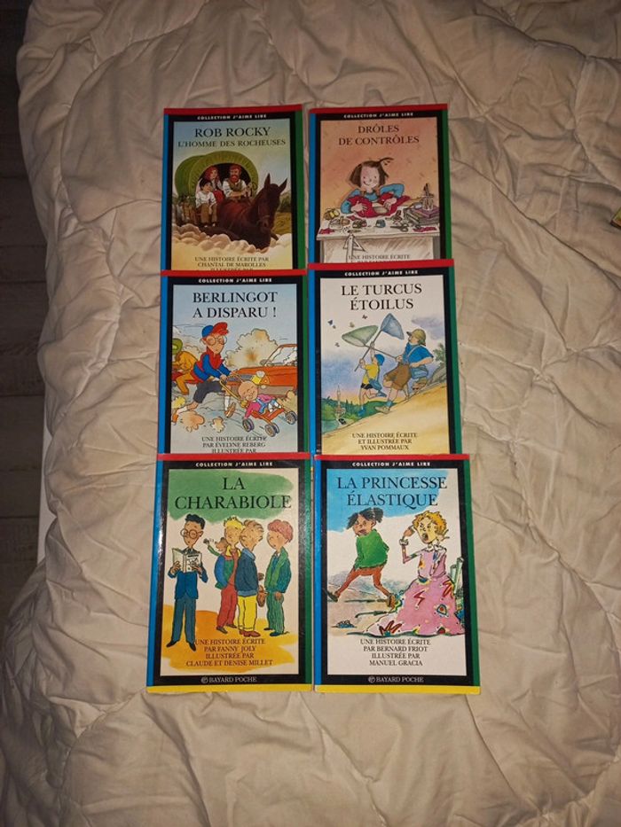 Lot de 6 poches collection j aime lire