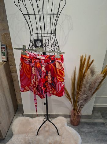Short fluide coloré Promod - Motif Psychédélique - Neuf avec étiquette - T36