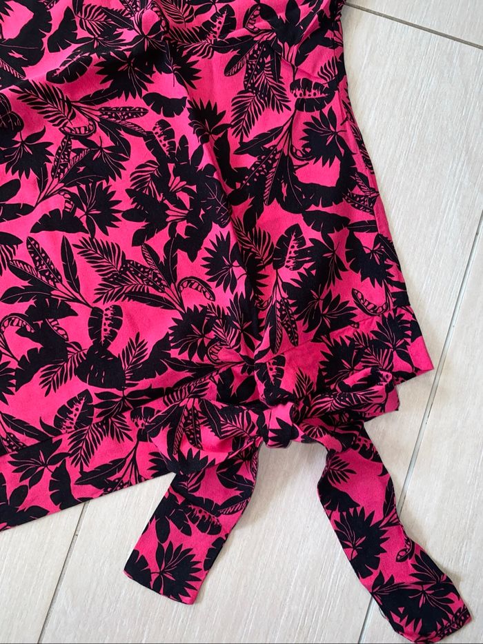 Cache Cache blouse noire et rose 42 - photo numéro 2
