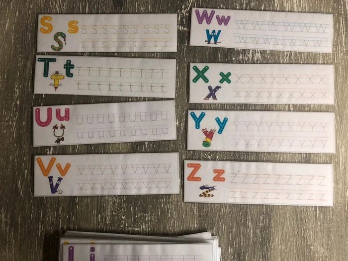 Traçage de l’alphabet - photo numéro 6
