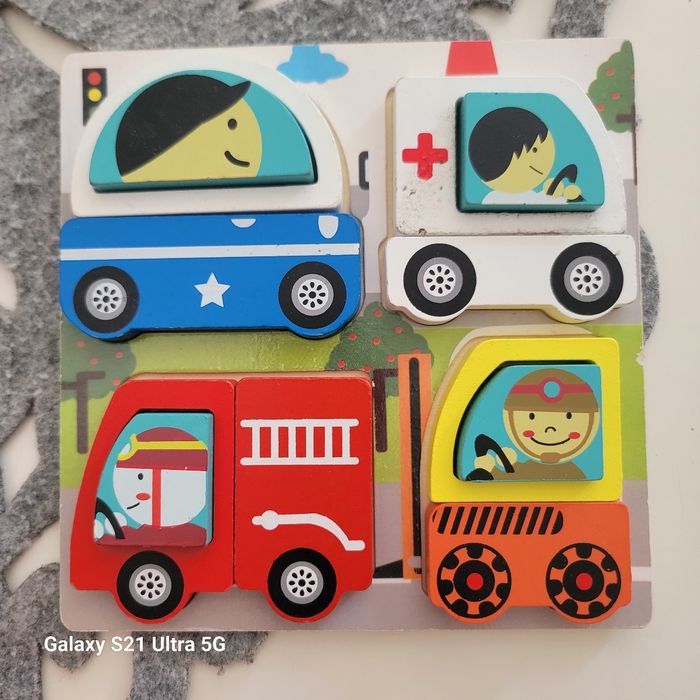 Puzzle en bois voiture - photo numéro 2