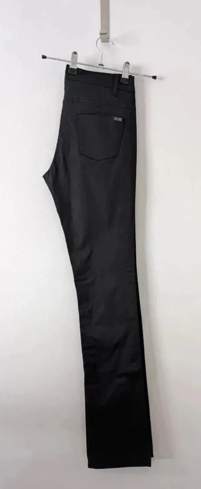 Pantalon noir en coton - Mango - taille 38 - photo numéro 2