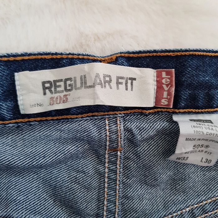 Jean Levi's 505 W33 L30 Bleu Marine - photo numéro 9