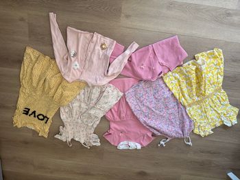 Robes : lot de 5. Taille 6ans. Rose et jaune. Sergent Major/H&M/Orchestra