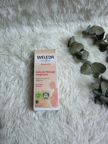 Huile de massage pour vergeture Weleda
